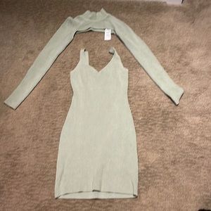 Abercrombie & Fitch Knit Dress and Bolero Turtleneck